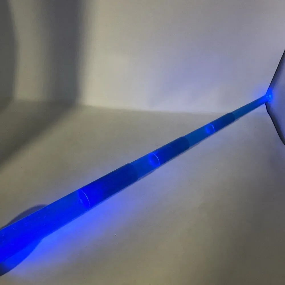 2004 Star Wars Electronic Light Saber Obi Wan Kenobi Blue Light Up Vibration